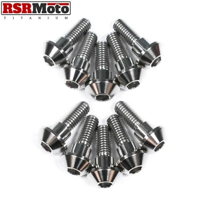 Yamaha R7 YZF-R7 MT-07 MT07 Titanium Front Brake Disc Rotor Bolts, 2014 Onwards - Image 1 of 4