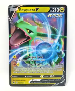Rayquaza V - 100/159 Crown Zenith - Ultra Rare - Pokemon TCG - NM/M - Picture 1 of 4