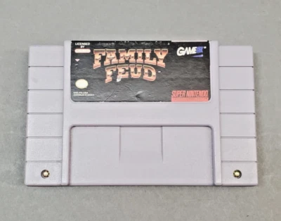 Family Feud Super Nintendo Gameshow Game SNES Cartridge - Image 1 of 2