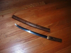 [GN1-02-01-10] Japanese Sword:  Nobukuni Wakizashi in Shirasaya