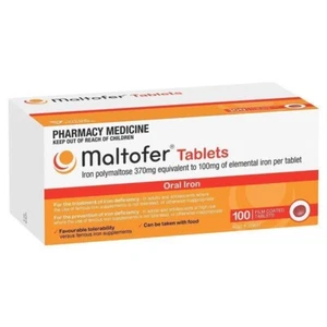 Maltofer Iron Tablet, 100 mg - 100 Tablets - Picture 1 of 1