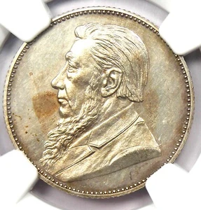 1892 PROOF South Africa Zar Shilling (1S Coin) - NGC Proof Details (PF / PR) - Picture 1 of 5