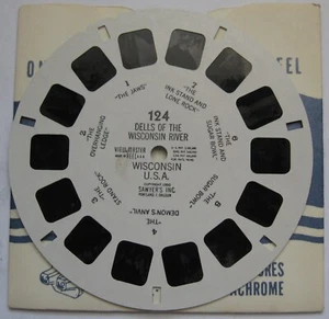 124 Dells of the Wisconsin River 1950 View-master Reel - Picture 1 of 1