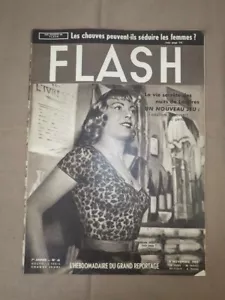 Revue FLASH Pin-Up PINUP Annee 1950 Nr 41 Nicole Seguin - Foto 1 di 2