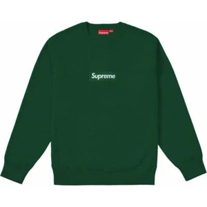 Supreme Box Logo Crewneck (FW18) Dark Green - Picture 1 of 1