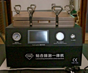TBK-408 Vacuum Laminating Debubbler 110V 15A 7x10.5" Platen - Screen Repair USED - Picture 1 of 12