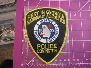 COVINGTON GEORGIA GA Sheriff Police Patch FIRST IN GA NATIONALLY ACCREDITED - Picture 1 of 2
