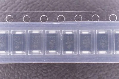 批量 10 件 SMAJ58CA-E3/61 Vishay TransZorb TVS 二极管 Zener 400W 58V SMA SMT NOS — 第 1/4 张图片