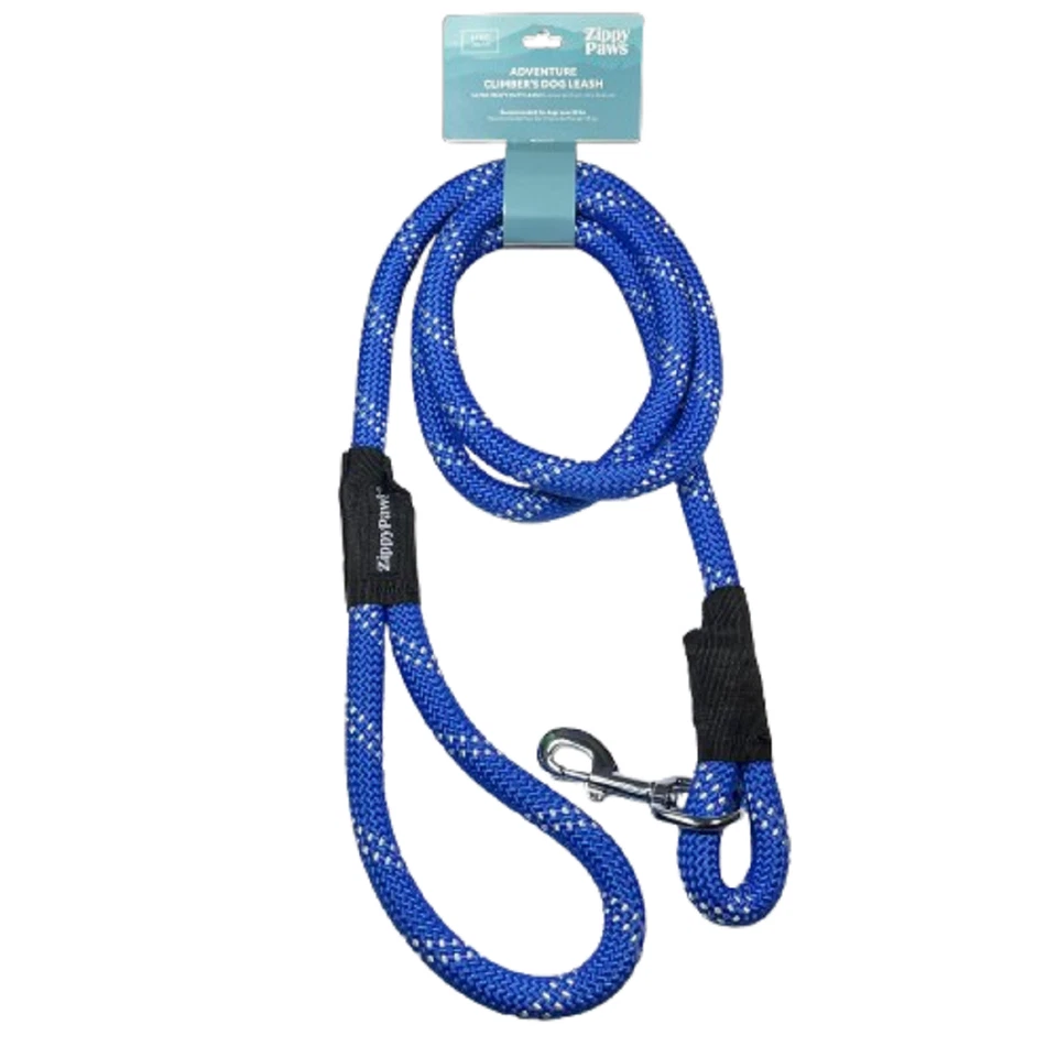 Zippy Paws Climbers Dog Leash Blue 6 Feet - Image 1 of 1