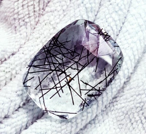 34.45 Ct Loose Gemstone Rutilated Quartz Cushion Shape Transparent AAA+ Quality - Picture 1 of 3