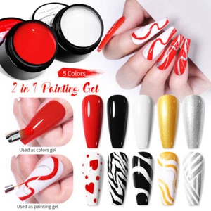 BORN PRETTY 5 ml 2 en 1 Pintura Arte en Uñas Gel Esmalte Remojar UV LED Espejo Brillante - Imagen 1 de 28