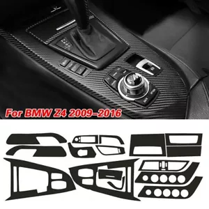 For Z4 E89 2009-2016 5D-Carbon Fiber Pattern Interior DIY Trim Decals - Picture 1 of 5