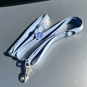 Top Paw Violet Blue zebra adjustable collar large Dog Collar Waterproof & 4 Lead - Picture 1 of 10