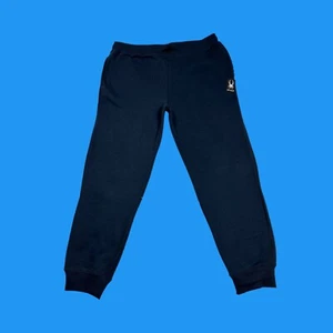 Spyder Mens Size XL Sweatpants Athletic Loose Fit Drawstring Blue Joggers Rt $49 - Picture 1 of 16