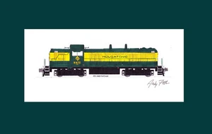 Ferrocarril Housatonic RS3M #9935 11""x17"" estampado enmarañado firmado por Andy Fletcher - Imagen 1 de 1