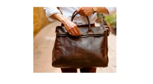 Pampora The Predator Large Leather Handbag ( Testa Di Moro ) - Picture 1 of 3