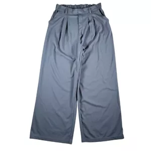 Halara NWT Women's Blue Wide Leg Work Pants Size Large Tall - Picture 1 of 10