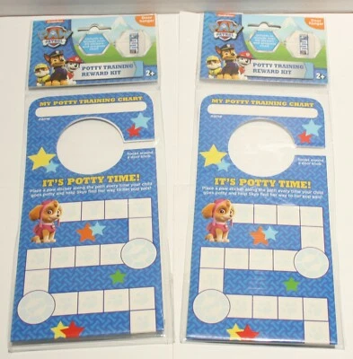 Nickelodeon Paw Patrol Door Hanger Potty Training Reward Kit w/Stickers 2pks - Изображение 1 из 2