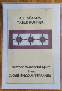 All Seasons Table Runner Quilt Pattern #105 - Close Encounterpanes County Sewing - Picture 1 of 2