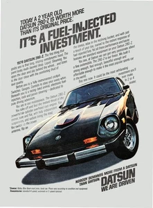 Anuncio de inversión original 1978 Datsun 280Z inyección de combustible 8,5x11 - Imagen 1 de 1