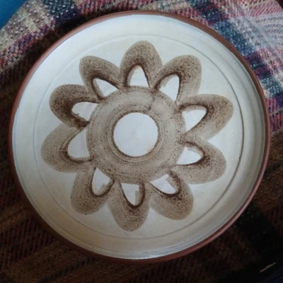 Dunchurch Studio Pottery plate Mid Century Modern 70s  - Image 1 of 4