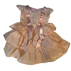 American Girl Marie Grace Puppe Sommer Outfit nur Kleid im Ruhestand rosa kariert - Bild 1 von 5