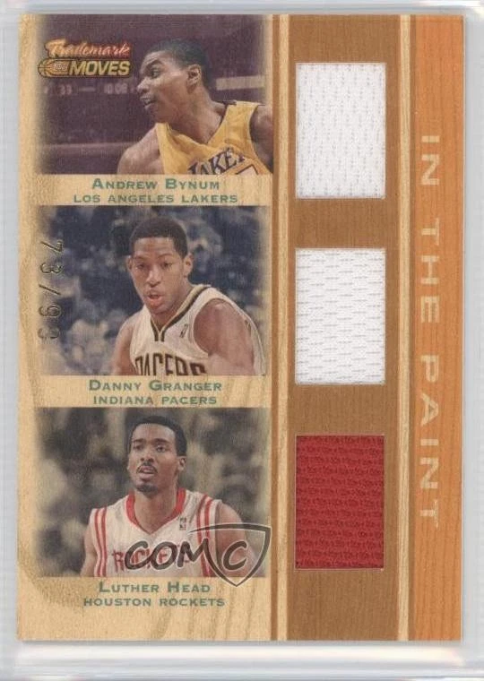 2007-08 Topps Trademark Moves Orange In the Paint /99 Andrew Bynum Danny Granger - Image 1 of 2