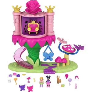 Polly Pocket Rainbow Funland Fairy Flight Ride Playset New (Box Damaged) - Picture 1 of 8