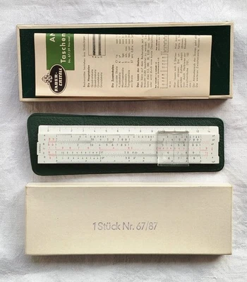 Faber-Castell Rechenschieber 67/87 ODER 67/39 Siemens-Aufdruck Full-Set - Bild 1 von 3