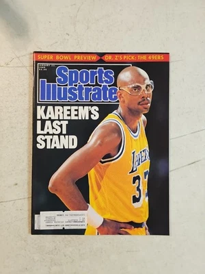 Sports Illustrated Magazine. January 23, 1989. Lakers Kareem Abdul-Jabbar - Image 1 of 4