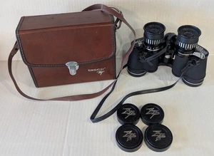 Vintage Tasco Zip Focus 101Z 7X-15 X 35 Zoom Binoculars with Carry Case Japan - Picture 1 of 10