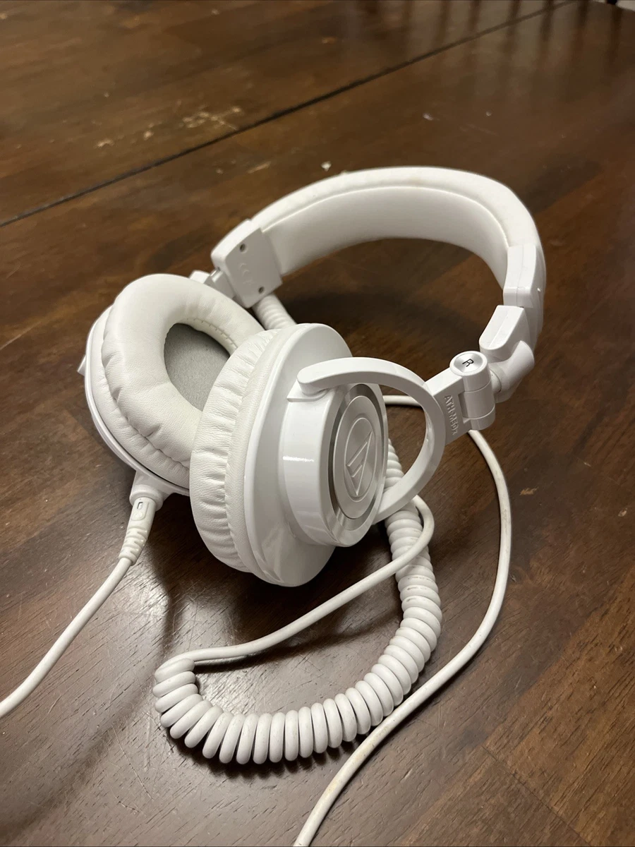 Audio-Technica ATH-M50x White Headphones for sale | eBay
