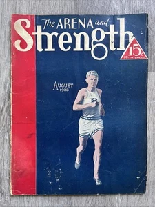 THE ARENA AND STRENGTH Fitness Sports Magazine JACK LOVELACK AUG 1933 VOL 18 N 5 - Picture 1 of 24