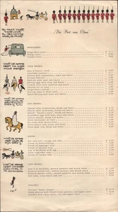 Amsterdam 1960, Países Bajos restaurante vintage cena menú Die Port Van Cleve - Imagen 1 de 2