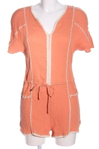ARK & CO Mono Mujeres Pantalón Talla EU 36 naranja claro-blanco puro look casual - Imagen 1 de 5