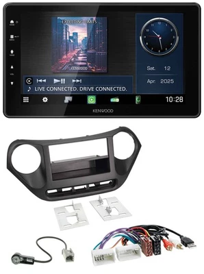 Kenwood MP3 Bluetooth USB DAB Autoradio für Hyundai i10 (ab 2013) AUX USB - Bild 1 von 4