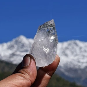 GLACIER CATHEDRAL CHLORITE ICE QUARTZ CRYSTAL HIMALAYAN ETCHED LEMURIAN STONE - Picture 1 of 13