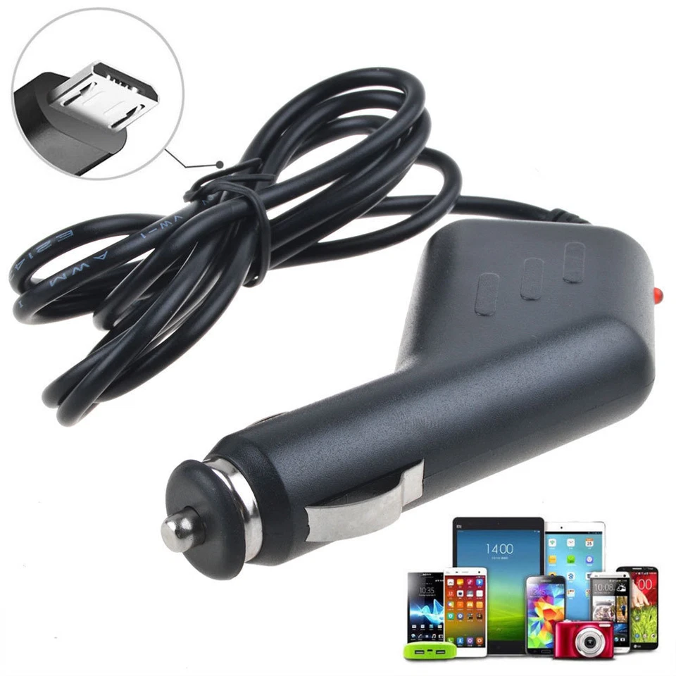 Micro USB Car Charger Power for HTC One SV LTE by Cricket HTC One V by Cricket - Image 1 of 4