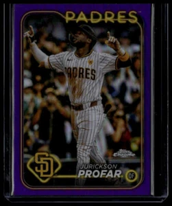2024 Topps Chrome Update #US194 Jurickson Profar Purple /250 True Purple - Bild 1 von 2