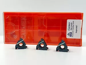 CARMEX 22IR 5.0ISO New Carbide Threading Inserts Grade BMA 3pcs - Picture 1 of 2