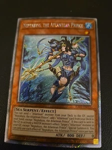 Neptabyss, the Atlantean Prince (Platinum Secret Rare) RA03-EN013 Quarter... - Picture 1 of 2