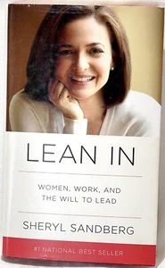 Lean In Women by Sheryl Sandberg Work & The Will to Lead 2013 Hardcover 1st Ed - Picture 1 of 20