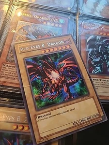 YUGIOH RED-EYES B. DRAGON PCJ-EN001 SECRET - Picture 1 of 4