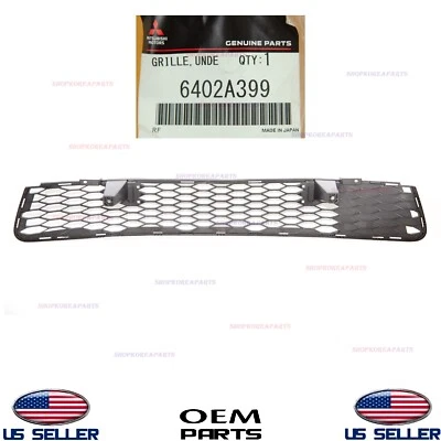 Genuine Front Bumper Lower Grille ⭐OEM⭐ Mitsubishi Lancer 2016-2017 6402A399 - Image 1 of 3