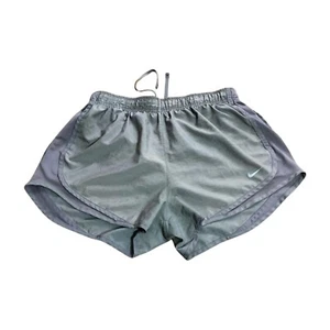 Nike Laufshorts Damen Größe M grau Pull On Dri-Fit gefüttert Gummizug - Bild 1 von 7