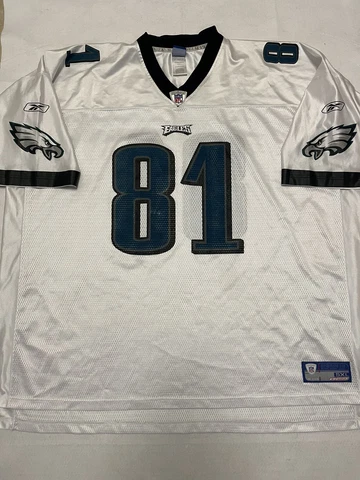 Vintage Reebok On-Field White Philadelphia Eagles Terrell Owens Jersey Size 5XL Cover