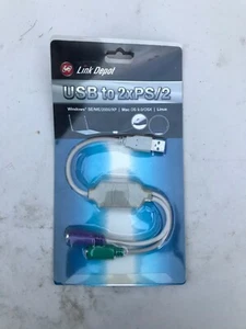 Link Depot USB to PS2 Converter Adapter Model - Picture 1 of 1