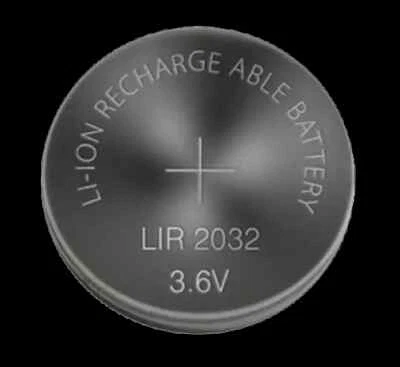 5 RECHARGEABLE LIR2032 EUNICELL 3.6 VOLT LITHIUM  BATTERIES BATTERY SHIP SYD - image 1 of 2