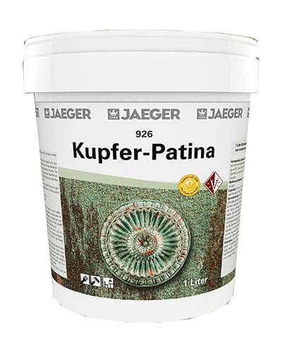 Kupferfarbe mit Grünspan Jaeger Kupfer-Patina 926 SET 1,5L - Bild 1 von 1