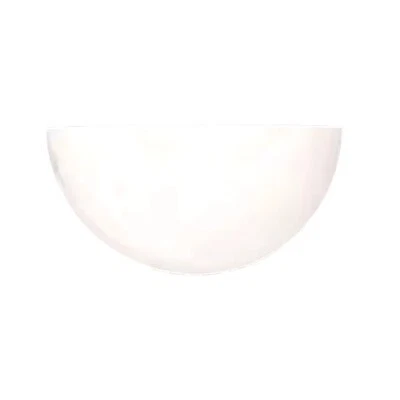Millennium Lighting White Alabaster Sleek and Unique Wall Sconce 10in